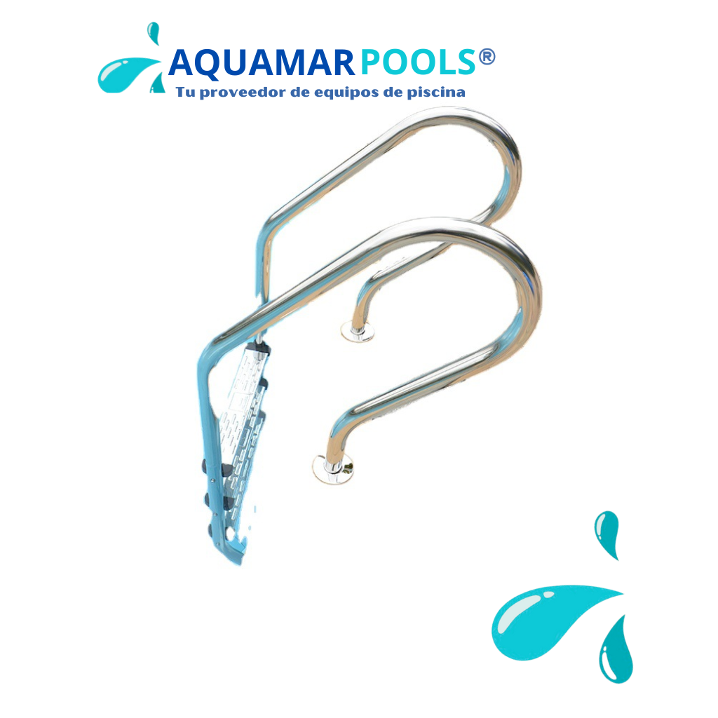 Escalera para piscina 3 pasos - Premium