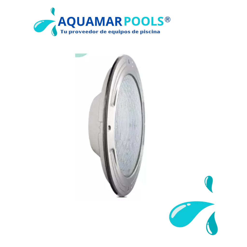 Luces para piscina de Acero Empotrable a colores - 24 watts