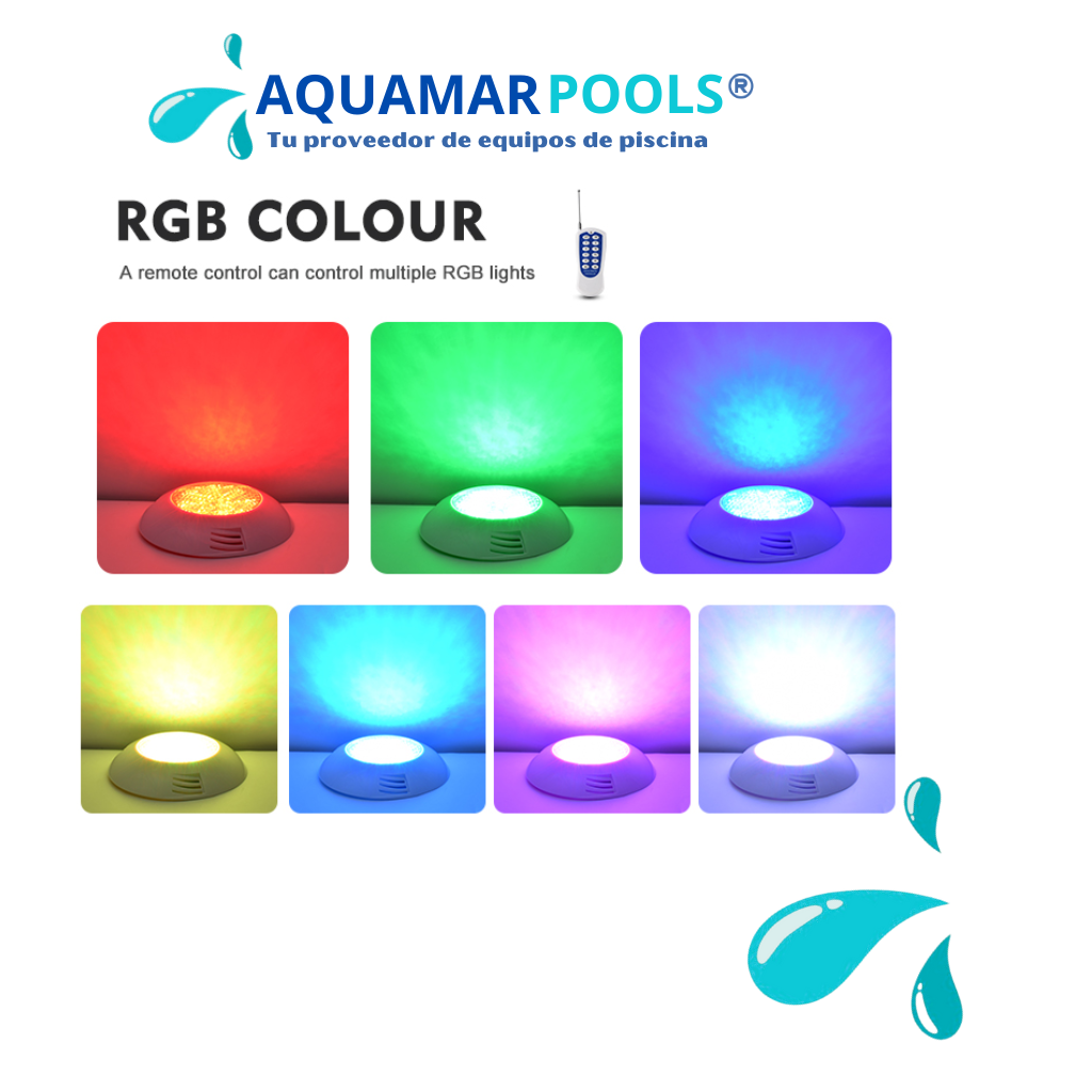 Luces para Piscina de Colores - 25 watts
