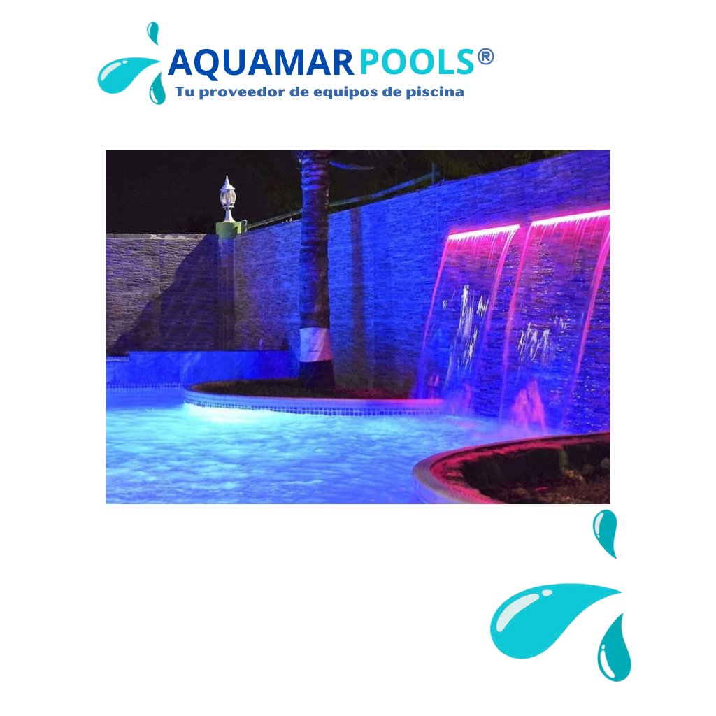 Cascada para piscina - Aquarama Aquatech