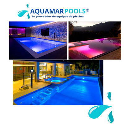 iluminación para piscinas