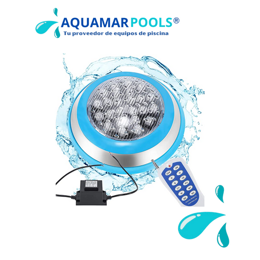 Luces para Piscina de Colores - 24 watts - Acero inoxidable - Elegante